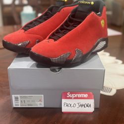 Brand New Air Jordan 14 Ferrari Size 11 Men