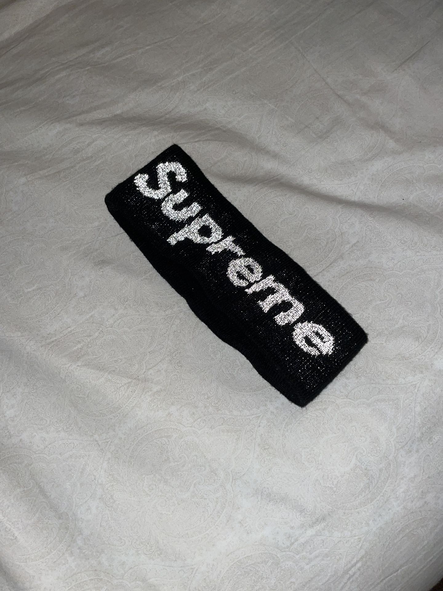 Supreme New Era Reflective Logo Headband (FW17)