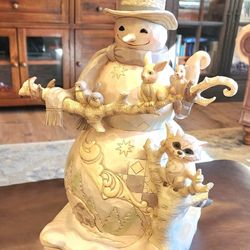 Jim Shore Heartwood Creek 18 Inch Tall Snowman