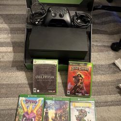 Microsoft Xbox Series X 1TB Video Game Console - W/ Controller And Games