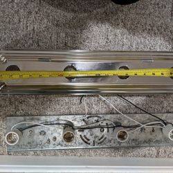 24" Chrome Light Fixture, for Vanity Etc