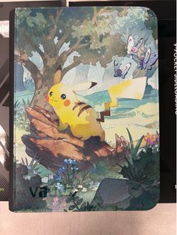 Custom vault X 9 pocket binder Pikachu