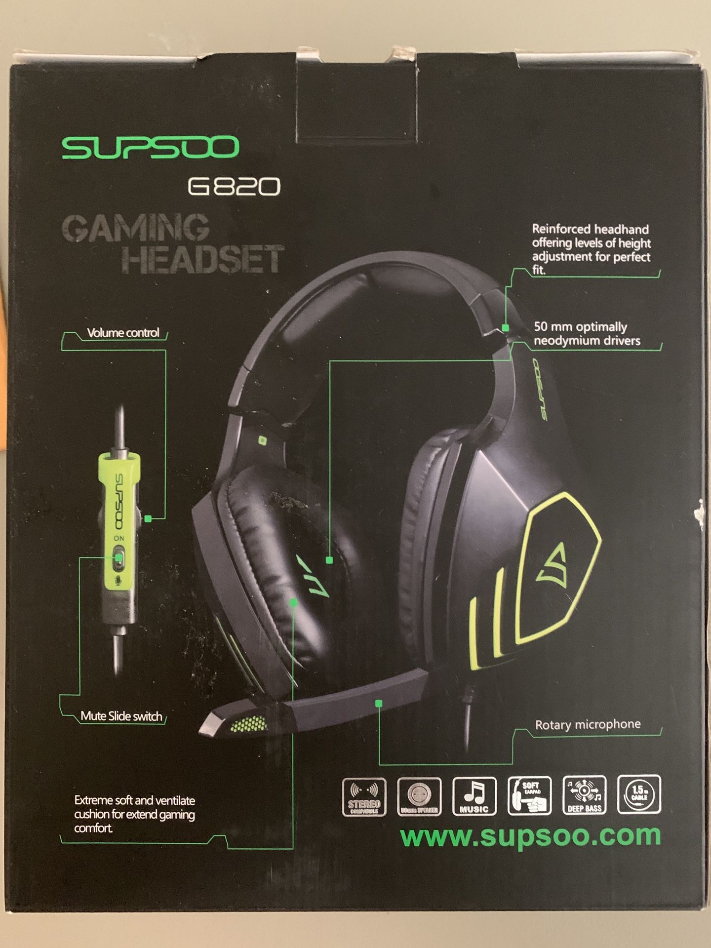Headset Supsoo G820 Gaming Headset Supsoo G820 For Sale In Temecula, CA  OfferUp