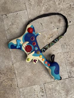 B. Toys Woofer Hound Dog Guitar - Interactive Musical Toy with Strap
