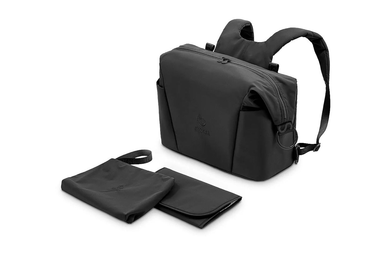 Stokke Xplory x Changing Bag Rich Black NWOT
