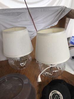 Two small lamps