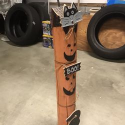 Handmade 3 Foot Halloween Cat Stand Out Of A Tree Only $15 Firm