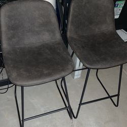 Barstool Chairs X 2 Counter Height
