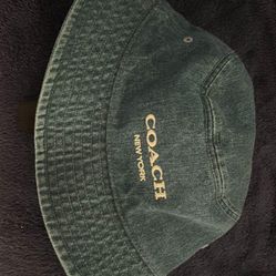 Coach denim hat