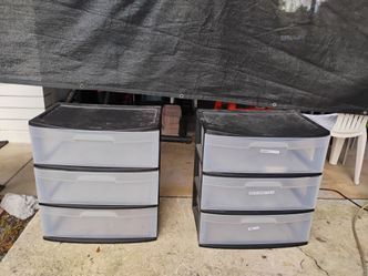 3-Drawer Plastic Storage