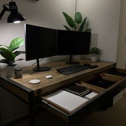 Living Spaces Wooden Whistler Desk