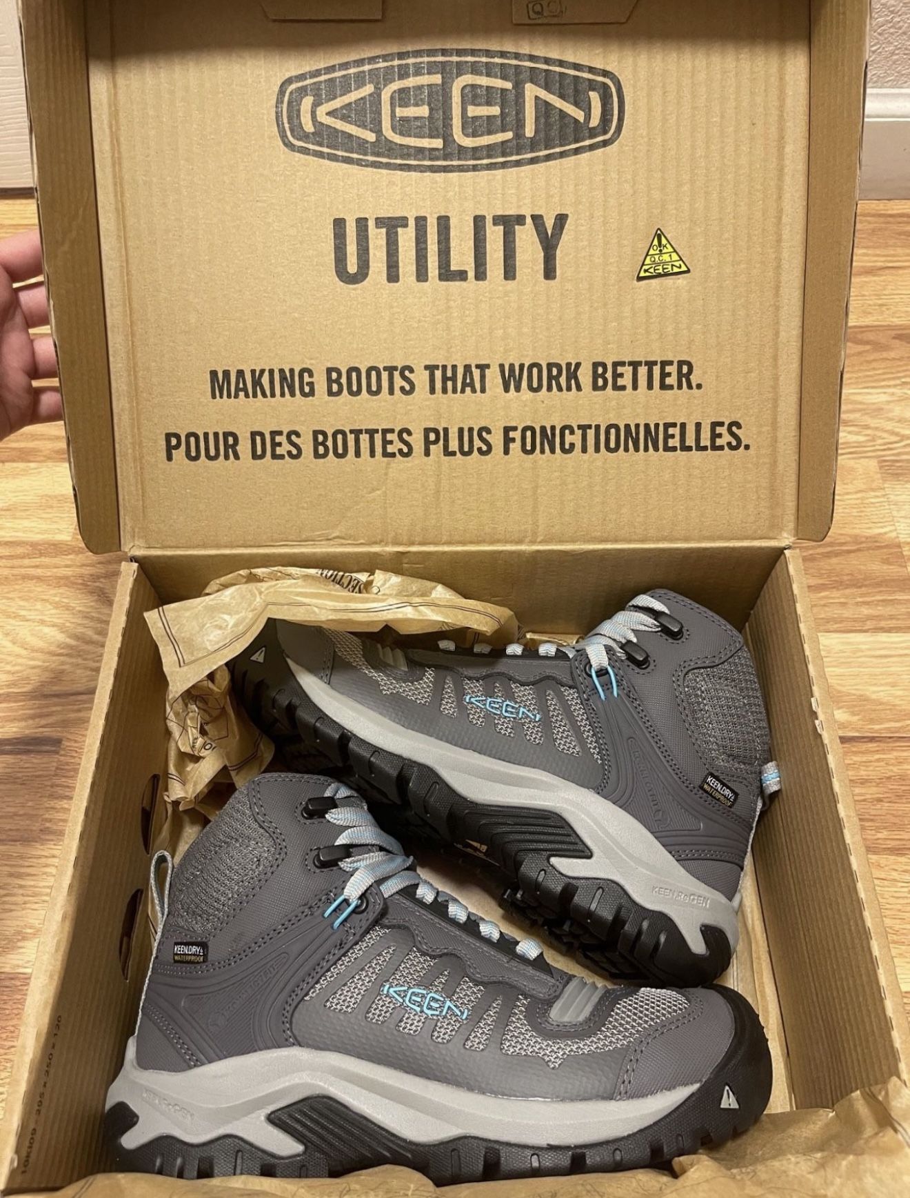 KEEN Utility Women's Reno Mid Height Composite Toe Flexible Waterproof Athletic Work Boot