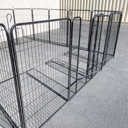 New $230 Large 10x10 FT Heavy Duty 48” Tall 16-Panel Pet Playpen Dog Crate Kennel Exercise Cage Fence 