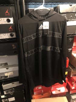 Adidas Playoff Top Hoodie Longsleeve Size Large L