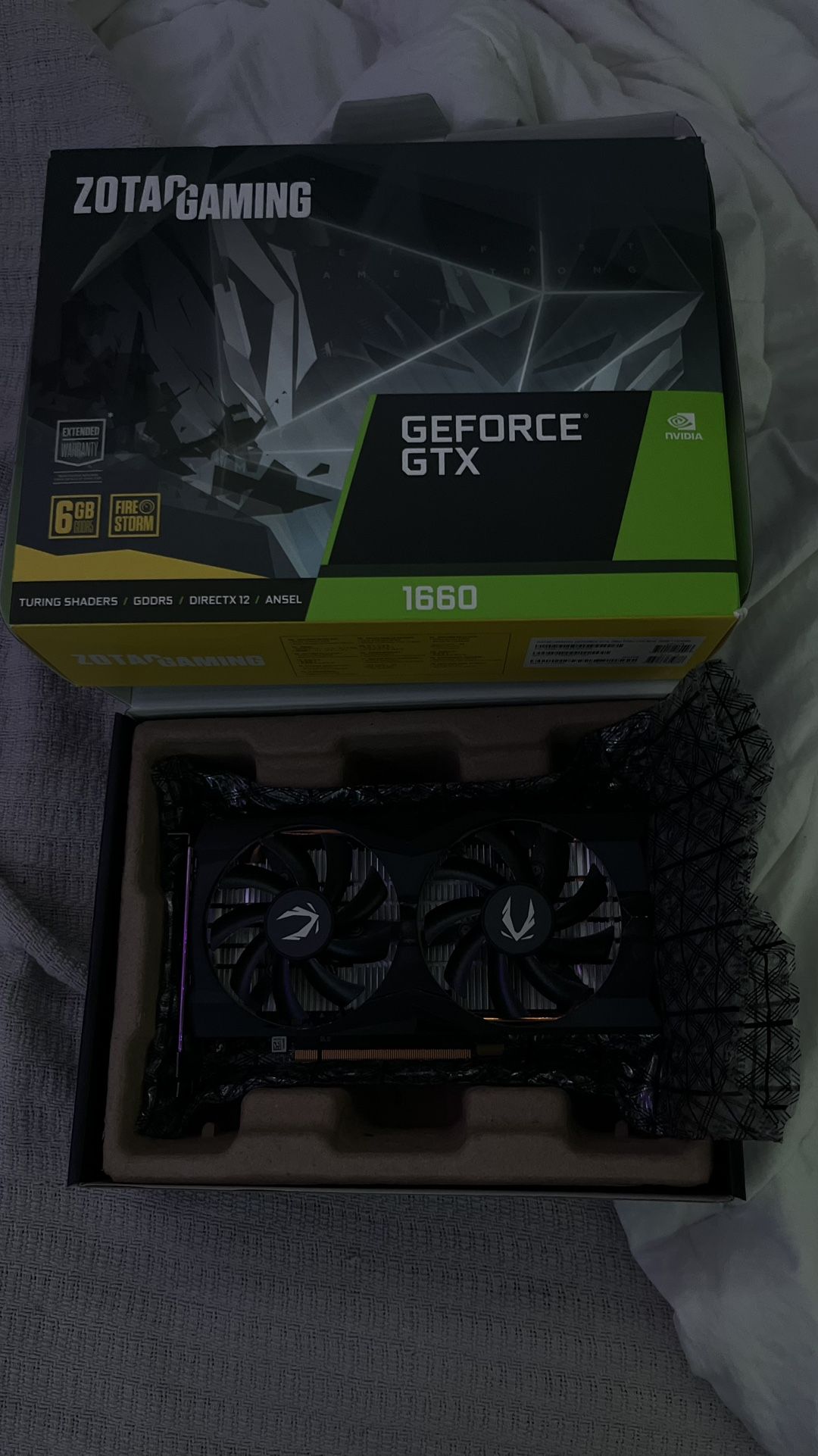 ZOTAC NVIDIA GeForce GTX 1660 6GB