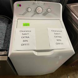 HOTPOINT HTW240ASKWS 3.8 cu. ft. White Top Load Washer