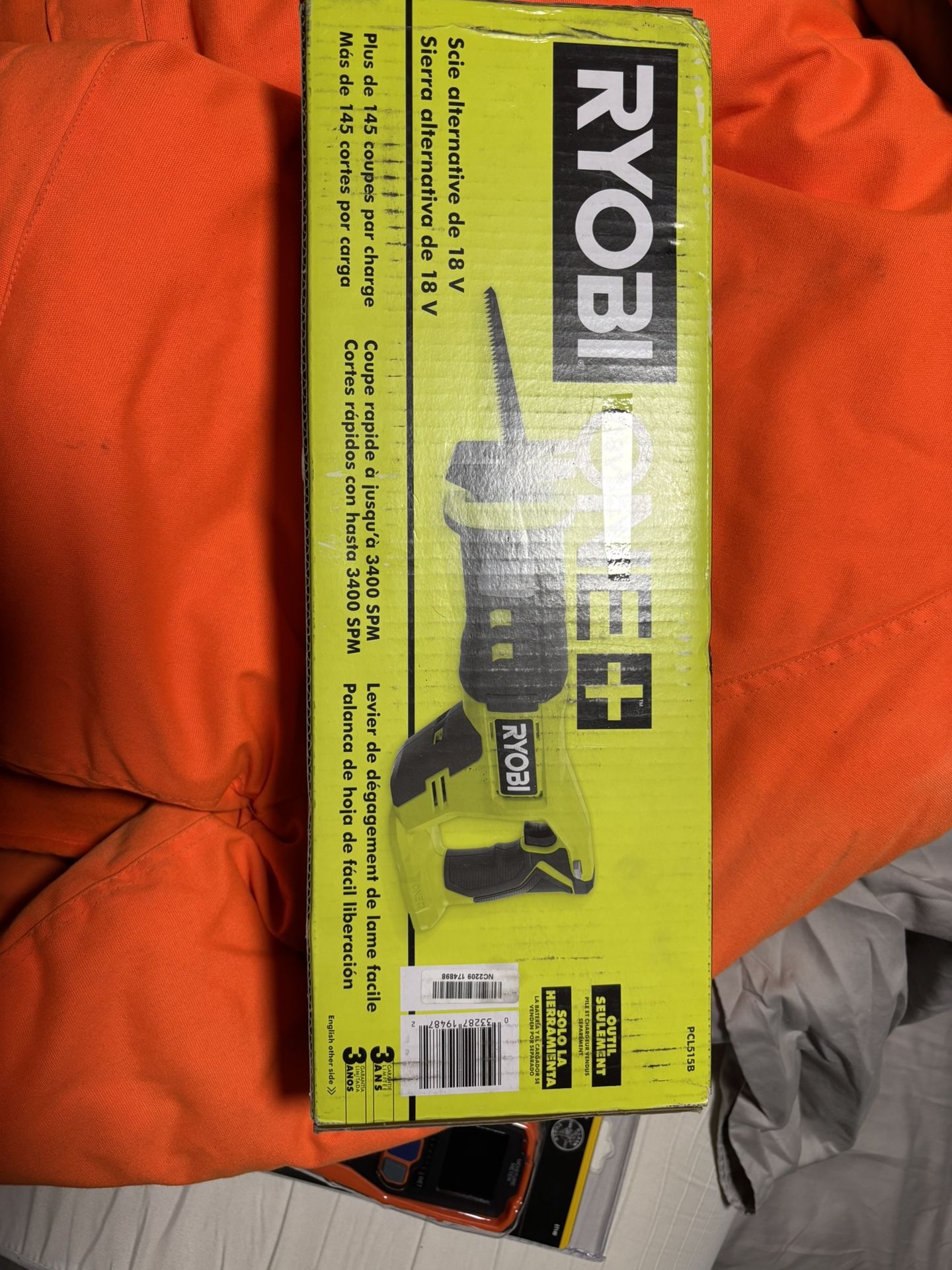 Brand New Ryobi Sawszall