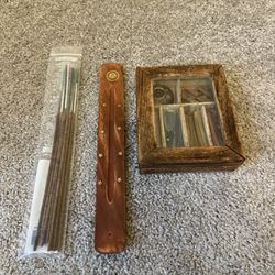 Incense Burner Set With Box / Incense sticks