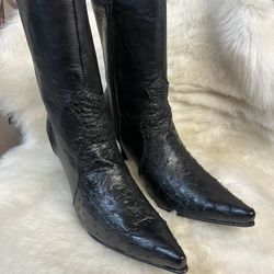 Ostrich Boots Size 8