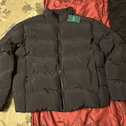 Black Puffer Jacket Large
