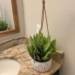 Artificial Plant Hanging Planter 