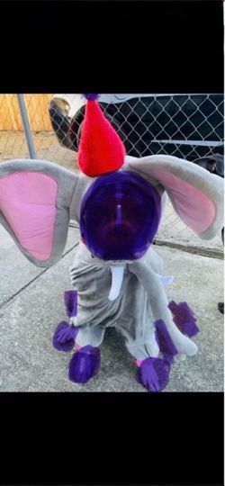 LARGE ELEPHANT DOG COSTUME. HALLOWEEN.
