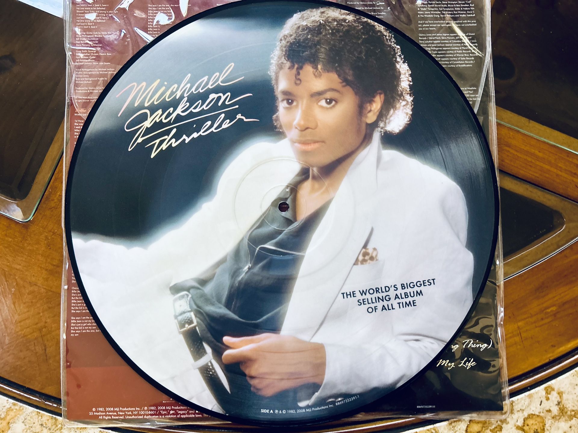 Michael Jackson Thriller Picture Vinyl Record