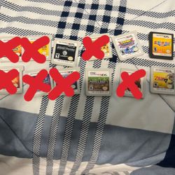 Nintendo 3ds/d’s games (5 games)