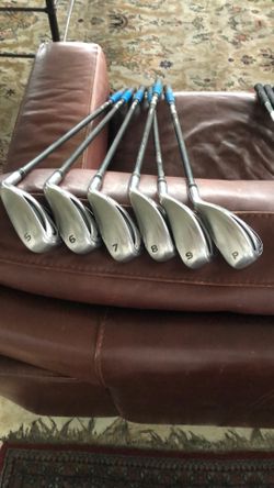 Nike Slingshot OSS RH Irons 5-PW Diamana Mitsubishi Graphite Regular Shafts Golf Pride Grips 