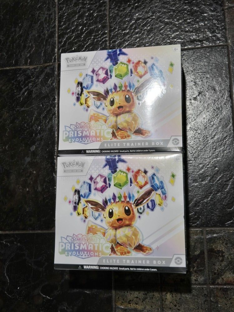Pokemon Prismatic Evolutions "ETB" Elite Trainer Box Sealed