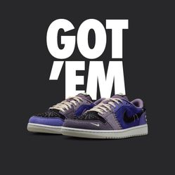 Jordan 1 Retro Low OG Zion Williamson Voodoo Alternate