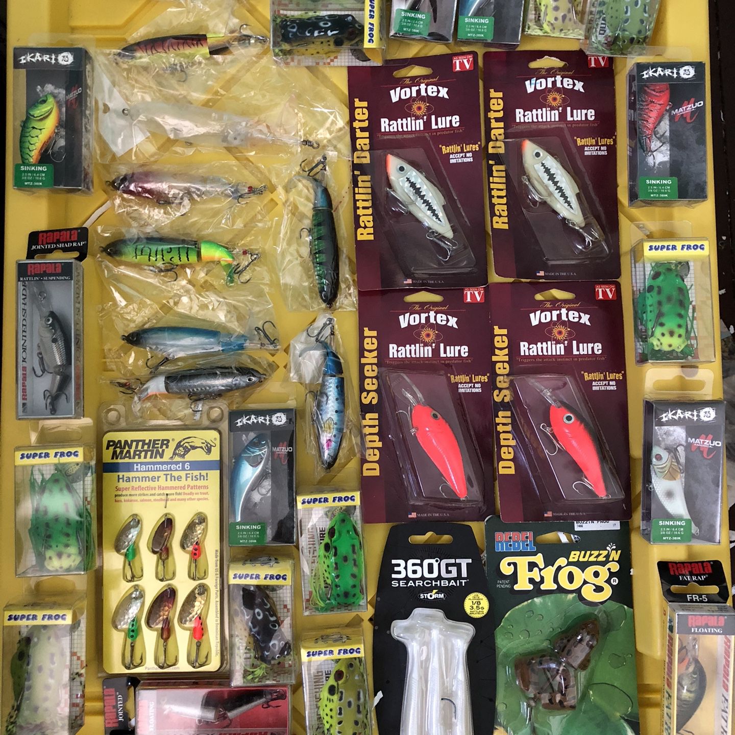 41 brand new bass fishing lures for Sale in Galveston, TX - OfferUp