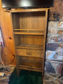 Wood book shelf