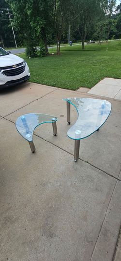 Set of Glass living room tables Asking $100.00/obo
