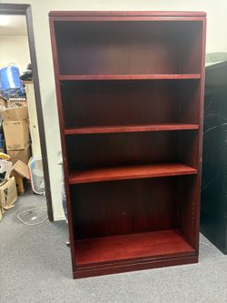 Solid Wood 4 Shelf Bookcase