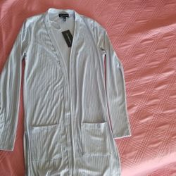 Brand New Baby Blue Long Cardigan from Streetwear Society, Size M