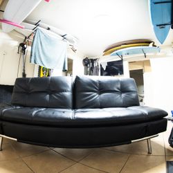 Leather Couch/futon Value Priced