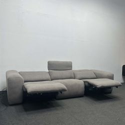 Living Spaces 3 Piece Electric Recliner Couch - We Can Deliver And Setup