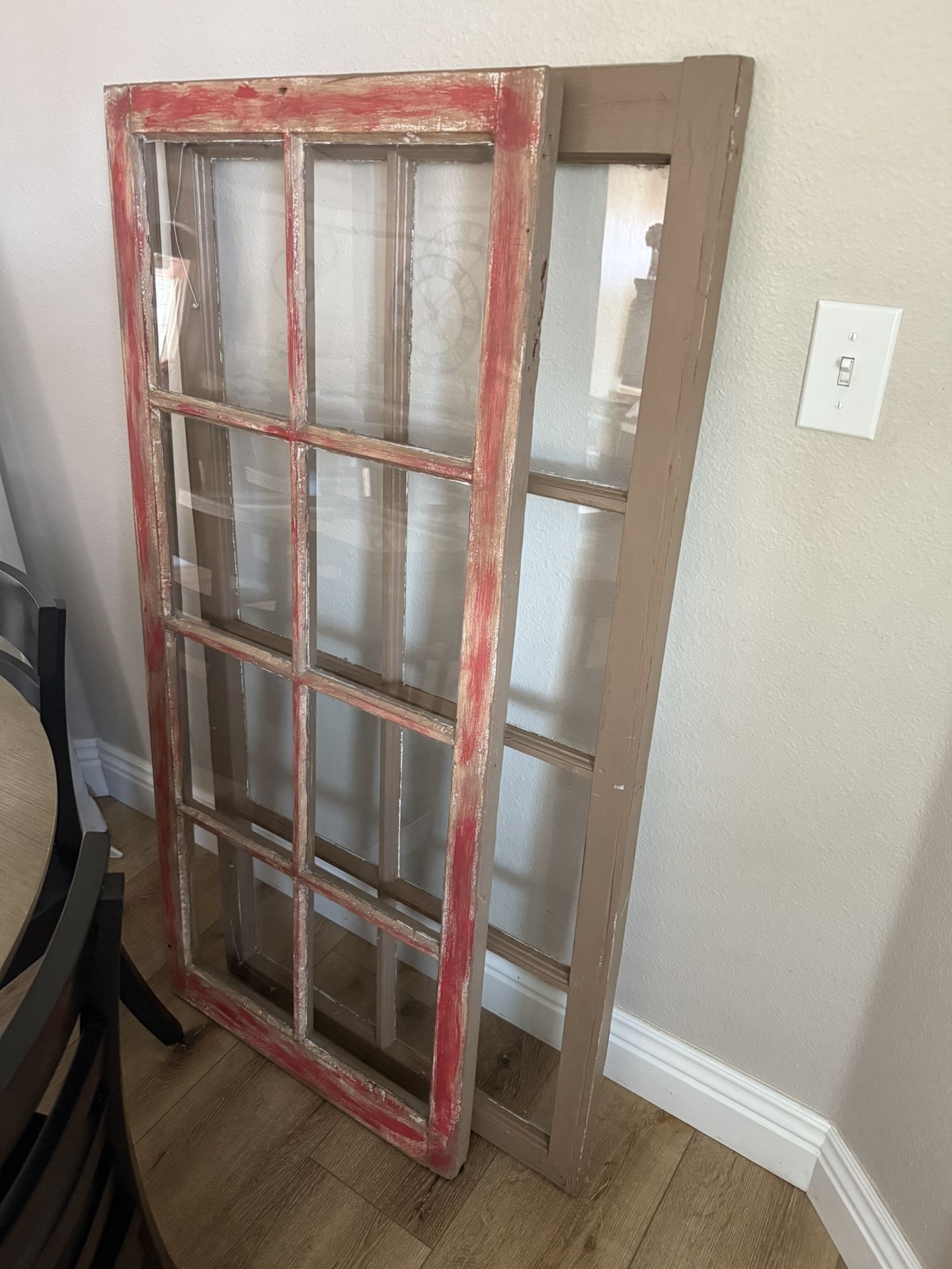 Two Large Antique Windows