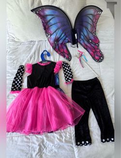 Teetot Pink & Purple Monarch Butterfly Child Costume