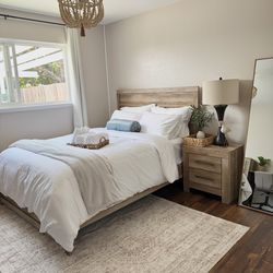 Turnkey Furnished Rental Furniture Package – 2 Queen Bedroom Sets + 2 Sofas (Like New)