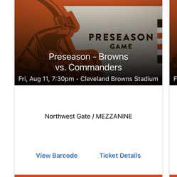 Cleveland Browns Season Tickets