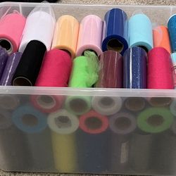 100 Rolls Of Tulle * New&used*