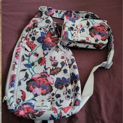 🌸 Vera Bradley Sling & Wallet Set – New! 🌸