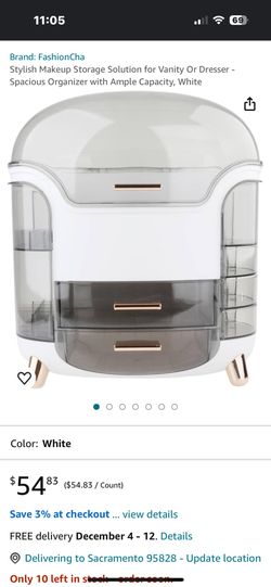 Thinkspace Pro Beauty Organizer New White 