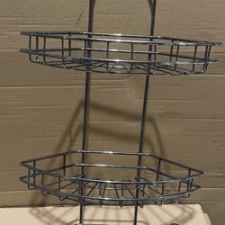 3-Tier Hanging Shower Head Caddy Bathroom Storage Bath Shelf Organizer Rack