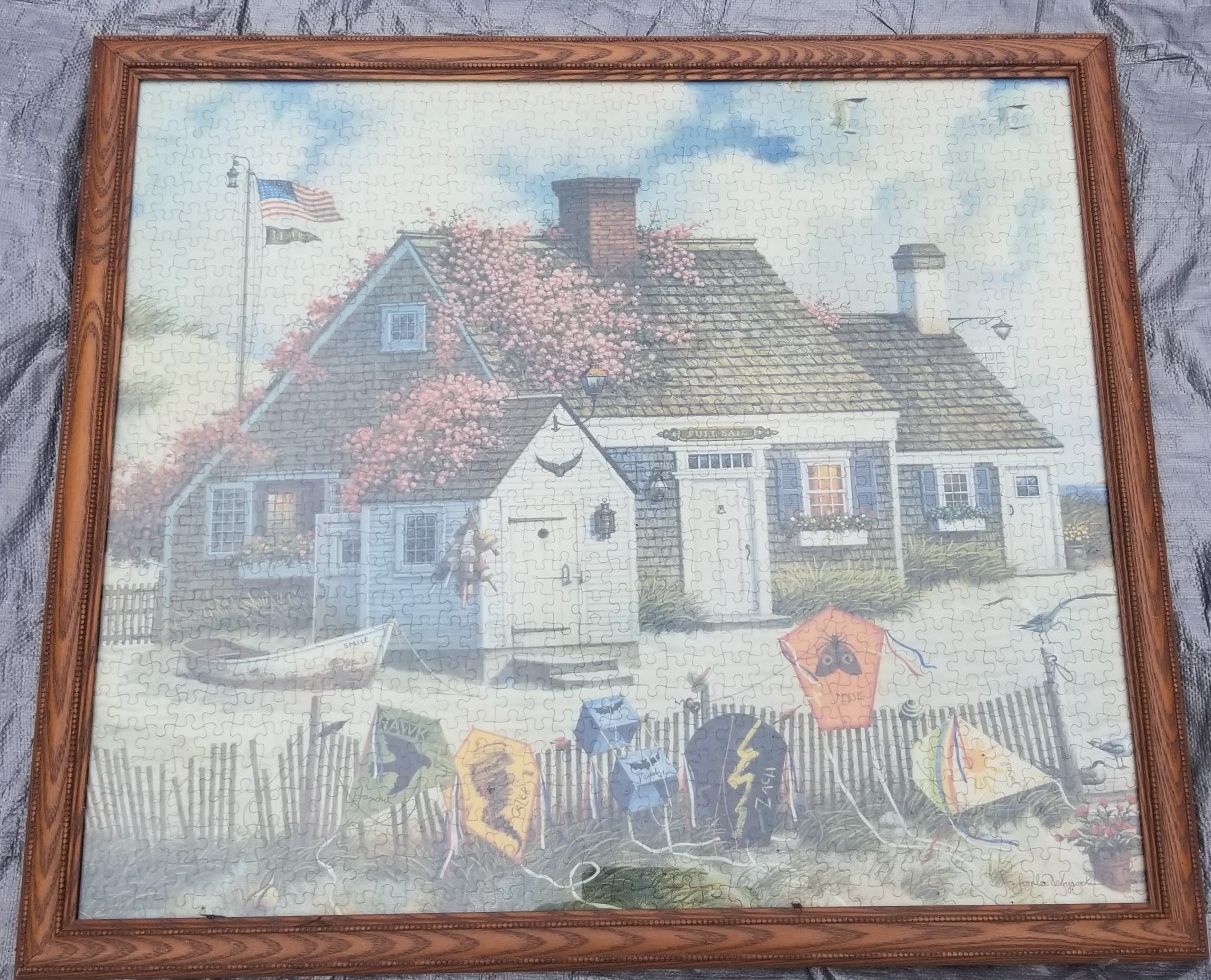Framed Beach Puzzle