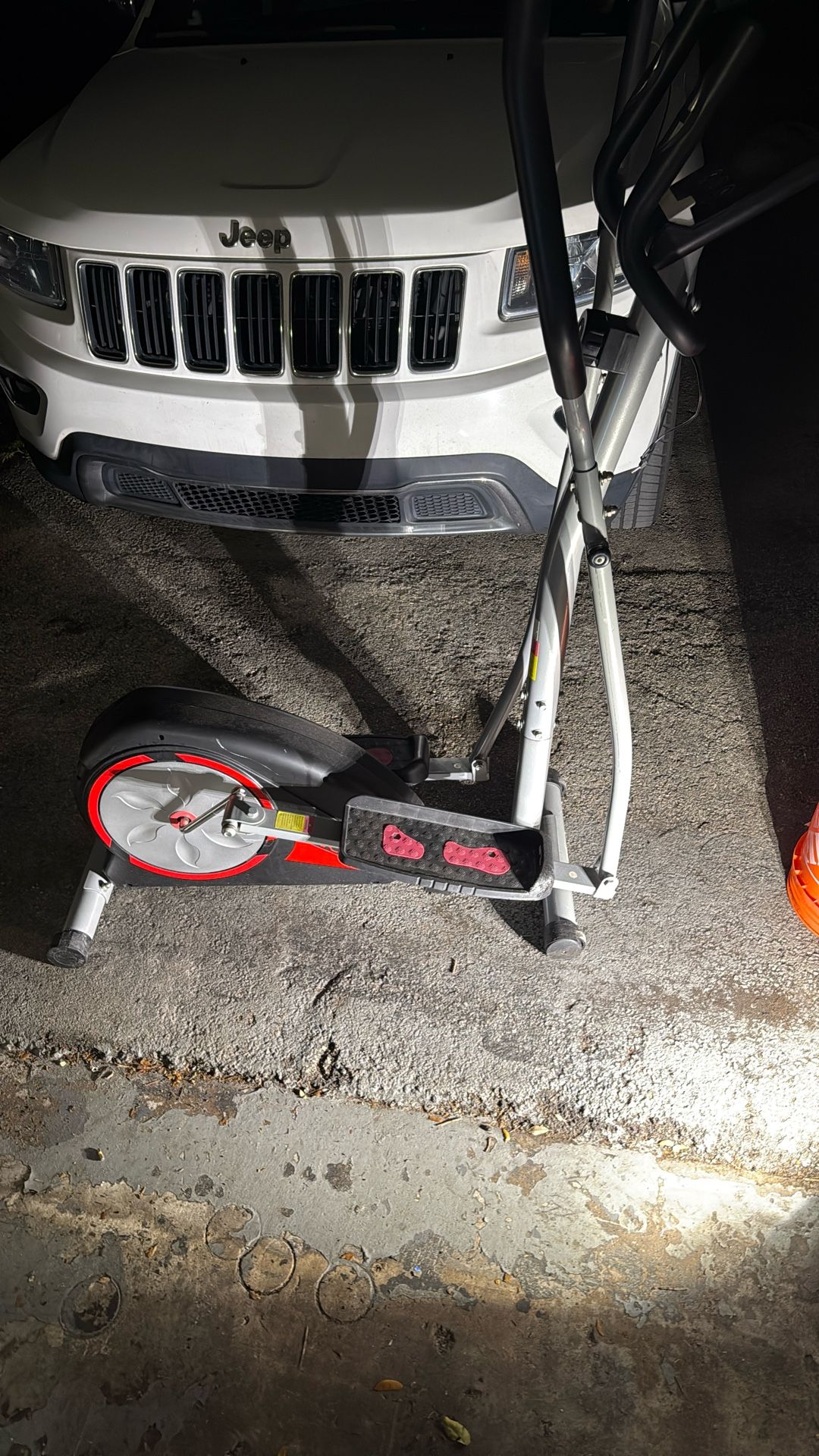 ANCHEER Elliptical Magnetic Trainer With Heart Monitor