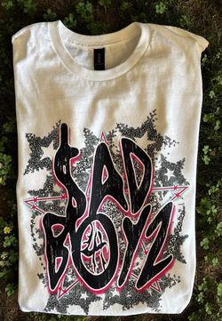 Size 2xl Junior H Sad Boys Shirt