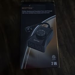 Outdoor weatherproof countdown timer